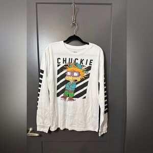 Nickelodeon Chuckie White Long Sleeve Shirt